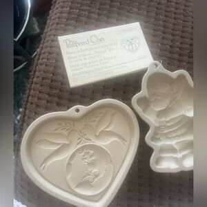 Vintage pampered chef and Santa cookie press they can also used decorations NWOT